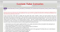 Desktop Screenshot of customtubeconsoles.com
